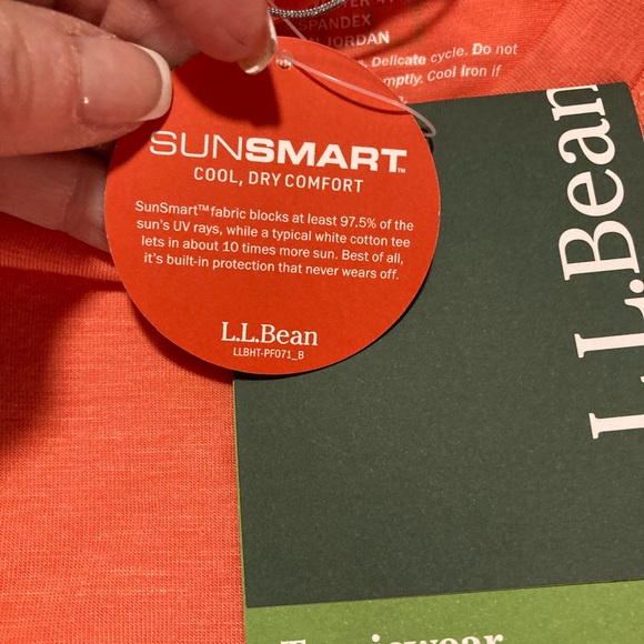 L.L. Bean Tropicwear comfort top women’s size small SUNSMART UPF 50+ brand new! - Picture 7 of 16